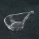 Glass carrier "Pear", 100 ml, 9 × 14.7 × 4 cm