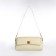 Bag Women's Messenger on the Textura valve, medium size, milk color
