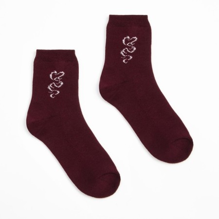 Women's socks, cherry color, size 23-25-1