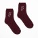 Women's socks, cherry color, size 23-25