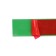 Anti -slip lip on the steps is a straight line 100 cm/3 cm, green
