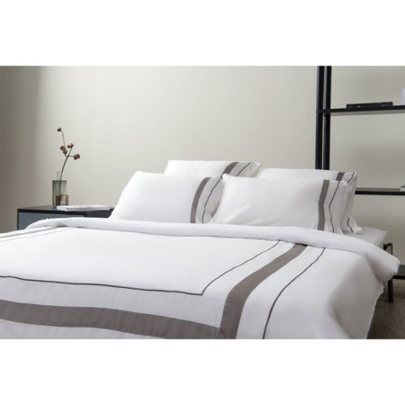 Essential pillowcase set, size 50x70 cm, 2 pcs, white color-1