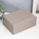 Casket to the leatherette for jewelry "Gray matte" 9x23x17 cm