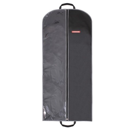 Hausmann clothing cover with PVC wall and pens 60x140 cm, black-2
