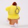 Soft toy "cat in a hat" on a key fob, 12 cm