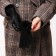 Gloves are female, dimensionless, without insulation, black color