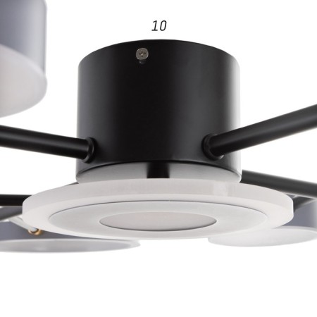 Causteen with PDU 2300/9GR LED 190W 3000-6000K gray 85x85x9 cm Bayerlux-5
