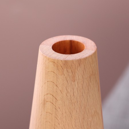 Candlestick, model No. 10, 5.6 x 10 cm, beech-2