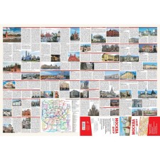 Moscow. Center. Tourist map