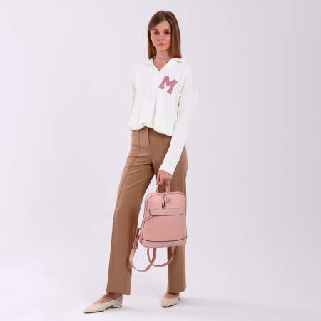 City backpack on lightning, pink color-5
