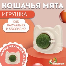 A toy for cats with cat mint 