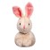 Soft toy "Rabbit", on the suspension, the colors of mix