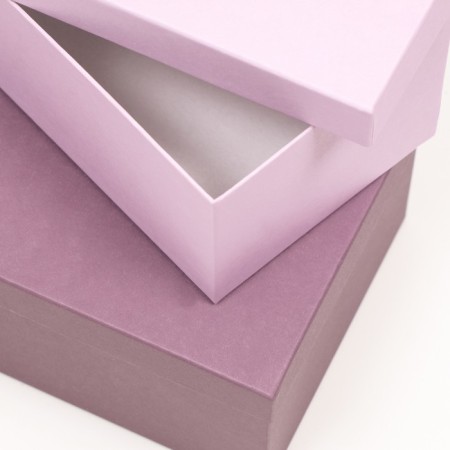 A set of boxes 10 in 1 "lavender" 30.5 x 20 x 13 - 12 x 6.5 x 4 cm-5