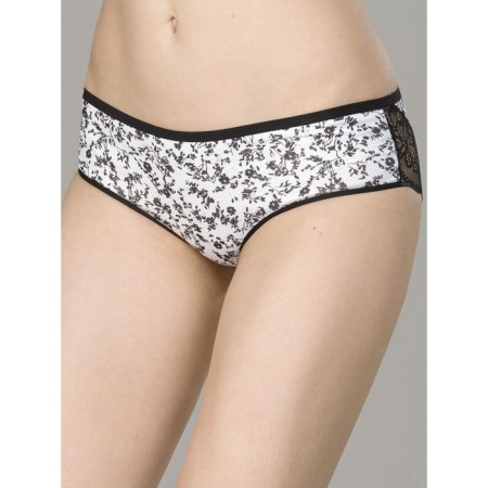 Women's panties, size 48 is gray, white, 2 pcs-4