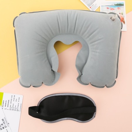 Road set "I think sheep": pillow, mask for sleep, bears-5