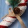 Christmas tree decoration "New Year's lollipop" 17x7.5 cm, white-red