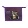 Folder for notebooks A5, 245 x 195 x 50 mm, lightning from above, to 81shk5, "cat singer" (voluminous 3D risun with a metallic effect), laminated cardboard/textiles