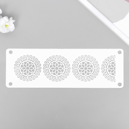Stencil of stencil "Patterns" 11x32 cm