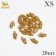 Faling claws "Antizaraps" (20 pcs), size XS, gold with sparkles