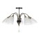 Sandra chandelier 5he27 40W Black-Bronze 65x65x30 cm
