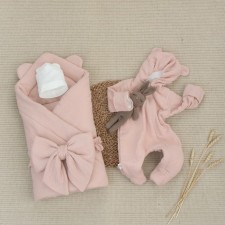 Kinderlitto “Muslin” discharge kit, 4 items, height 50-56 cm, color of powder