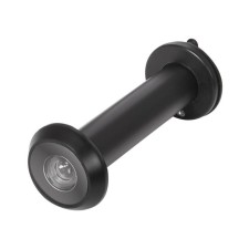 Глазок DVZ4, 16*180*70x130 (оптика пластик, шторка сталь, угол обзора 180) BL-24, черный