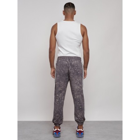 Joggers male, size 48, dark gray color-3