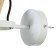 Bra "Lola" E27 40W white 25x16x25cm