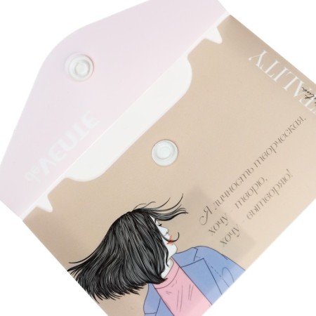 The convert folder on the A7 button, 74 x 105 mm, 180 μm, Devente Mentaly, mix x 4 colors, cardboard box-2