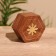 Casket "Sun" 6.5x7.5x4 cm, tree shisham