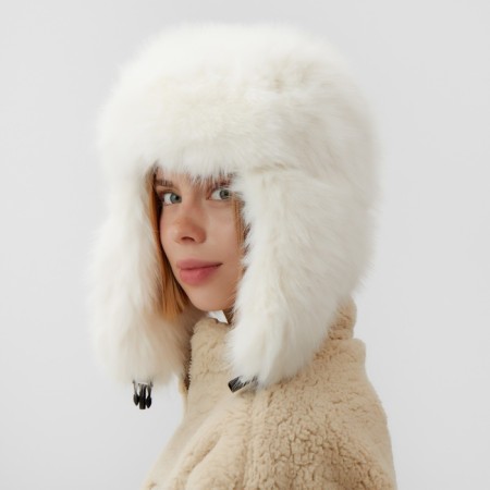 Female-heading hat Minaku, milk color, rr 56-58-1
