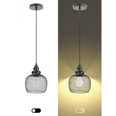 Suspended PL8 BK Metal, E27, Max 60W-2