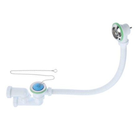 AKVater bath siphon, 1 1/2 "x 40 mm, adjustable, without corrugation