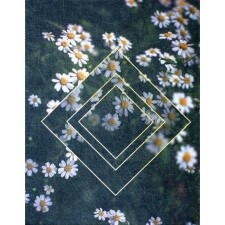 Chamomile. Notebook in a soft plastic cover