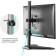 Bracket for monitors Onkron D101FS Black 13 "-34" Max.8kg Table turn and slope
