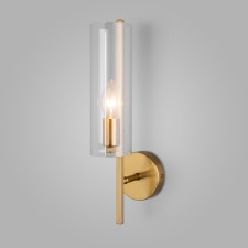 Wall lamp EUROSVET TROMPETA 70144/1, E14, 1x60W, 160x100x390 mm, brass color