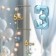 Candle in the cake on the skewer "Almaz", the number "3", blue, 4.8x2.6 cm