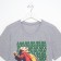 T-shirt male, color light gray melange, a ha ha, size 54