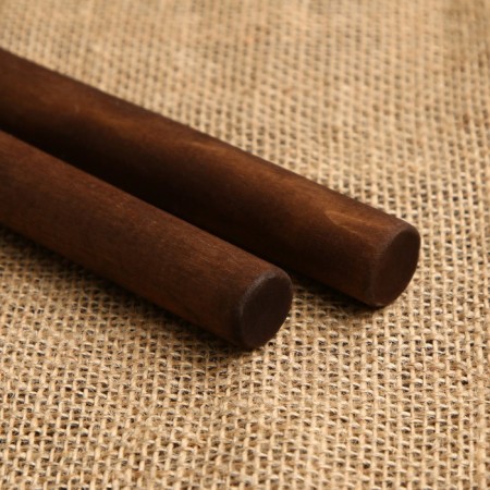 Wooden souvenir "Nunchaki", 20 cm, (dark) beech massif-1