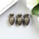 Handle for the casket Metal "Shishechka" bronze set 3 pcs 883 1.2x2.4 cm