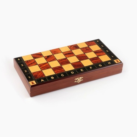 Handing chess wooden, 30 x 30 cm, "tour" King H-8 cm, pawns-3.5 cm-2