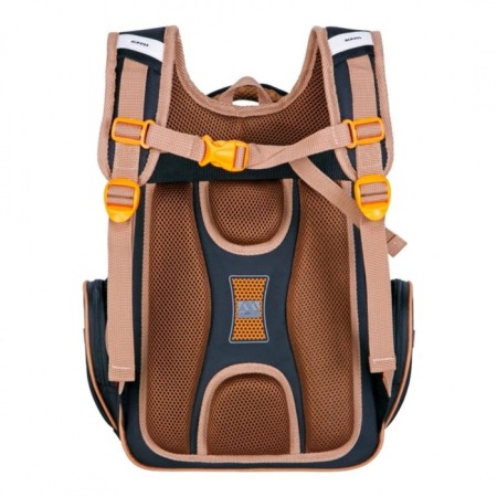 Frame backpack 35 x 26 x 18 cm, Across ACS1, filling: bag, black/orange ACS1-4-3