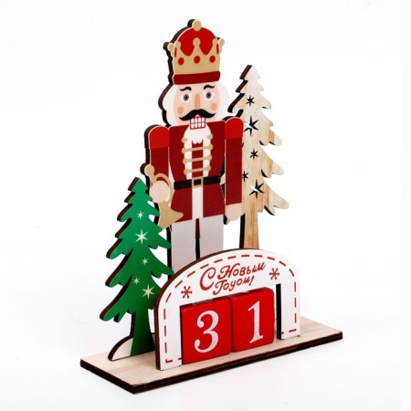 Eternal calendar "Nutcracker" 14 × 5.5 × 18 cm-3