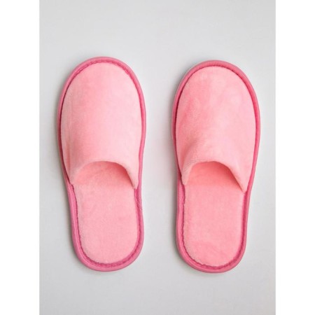 Slippers female closed nose, size 39-41, pink color-2