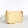 Bag Women's Cross-Bodi with a zipper, beige color