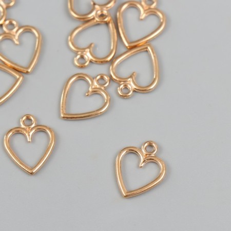 Suspension "Heart" gold 1x1.3 cm