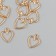 Suspension "Heart" gold 1x1.3 cm