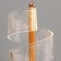 Highway Lamp "Spiral" LED 5W gold 11x11x25 cm Risalux