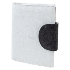 Cover for auto documents on the button, white color