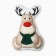 New Year. Decorative Ethel Pillow "Deer" 30*32 cm